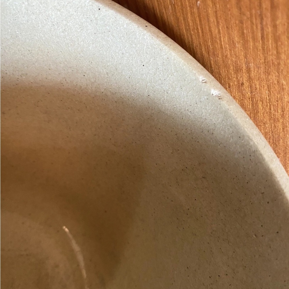 Vintage Robinson Ransbottom Pottery Roseville, OH Mixing Bowl Blue Spongeware - Picture 3 of 12